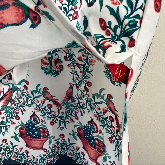 W For Woman 100% Cotton Short Sleeve Bird Printed Traditional Ethnic Kurta - Picture 11 of 16